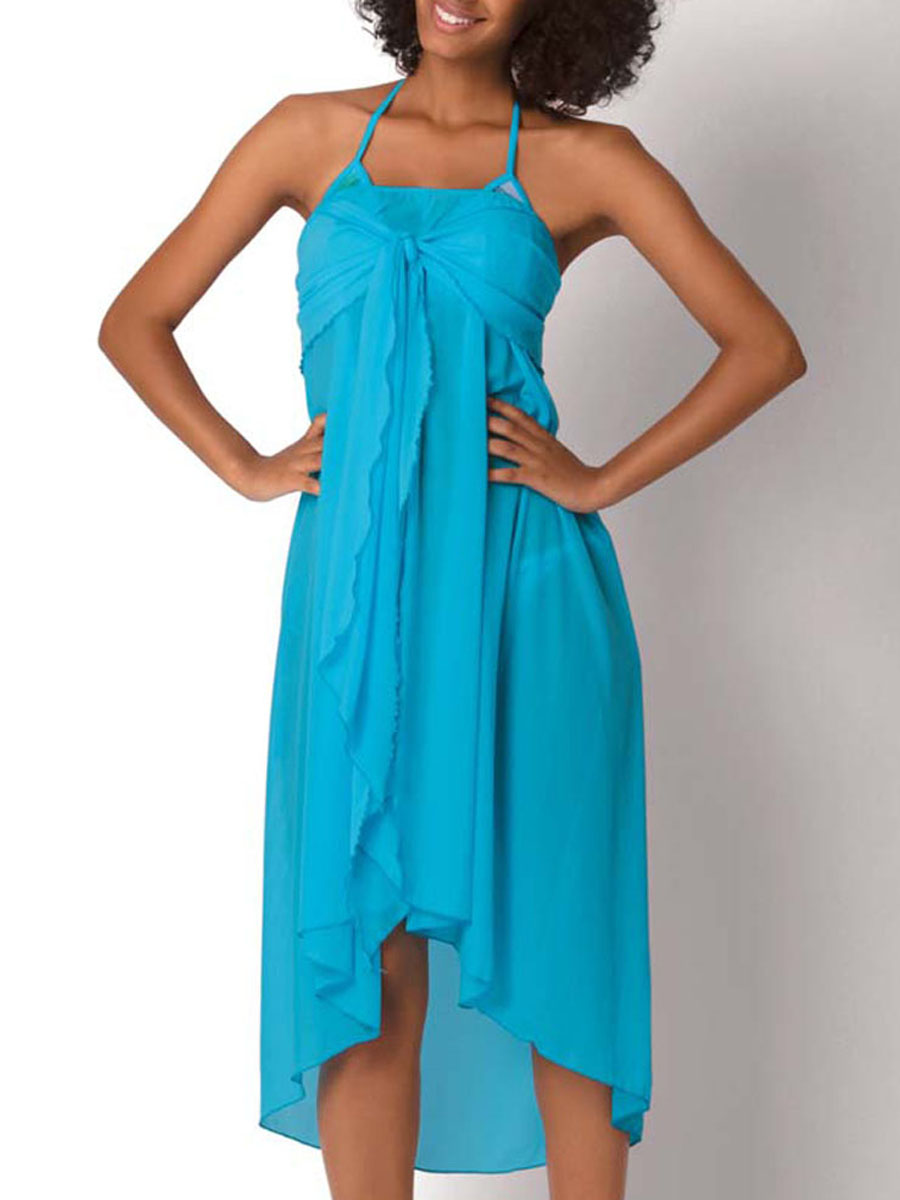light blue beach dress